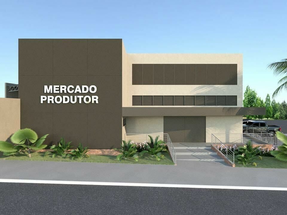 Imagem de compartilhamento para o artigo Moderno e bem arquitetado: novo Mercado do Produtor vai fomentar economia de Paraíso das Águas da MS Todo dia